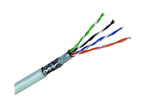 D-Link Cat6 SFTP 23 AWG PVC Solid Cable - 305m/Roll- Grey Colour
